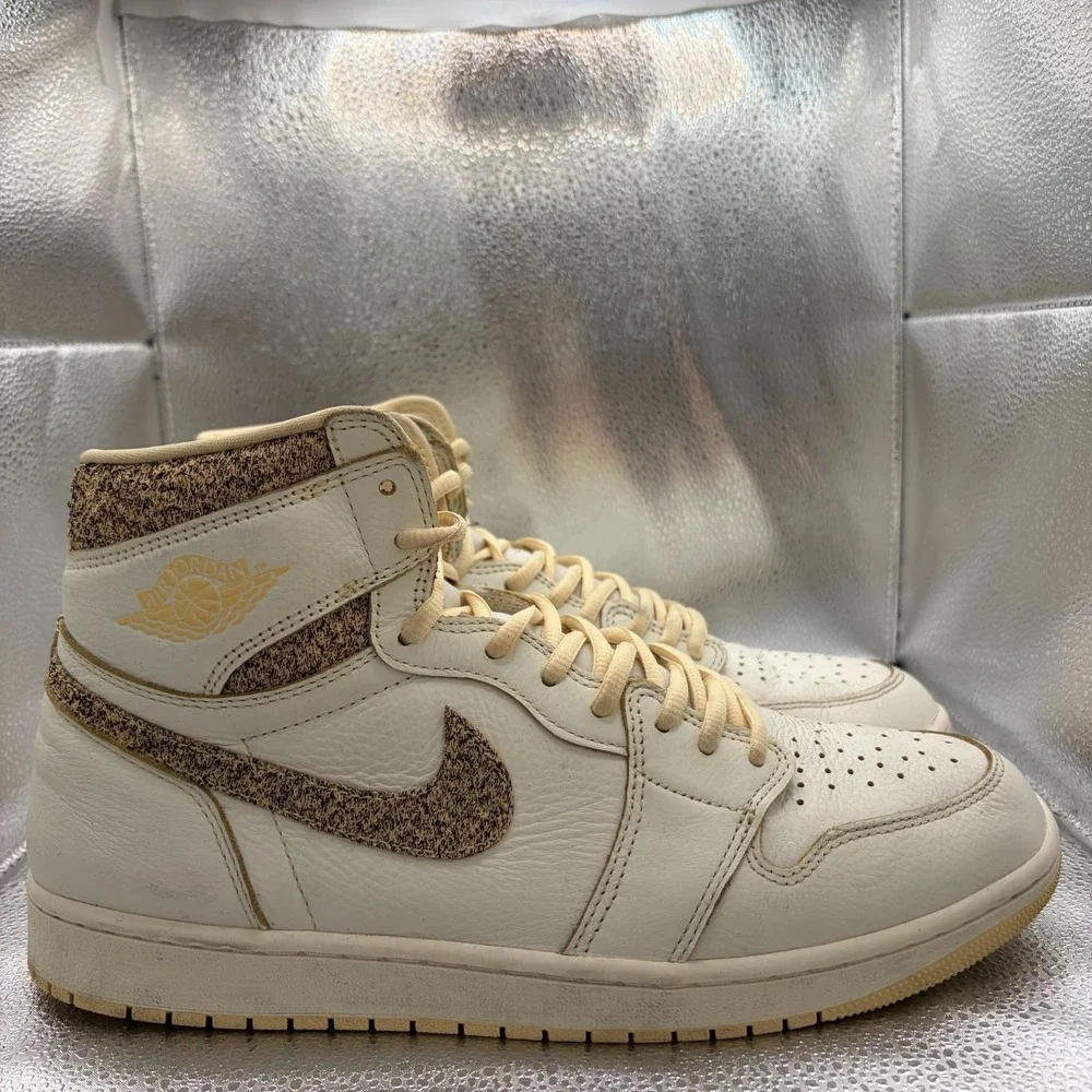 Size 11.5 Jordan 1 Retro High OG Craft Vibrations of Naija Mens Shoes FD8631-100